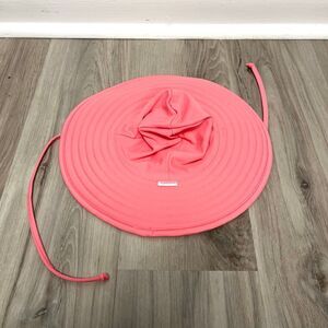 Ruffle Butts Sun Hat Baby 0-12 Months Pink with Neck Straps